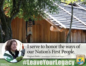 US Fish & Wildlife Service #LeaveYourLegacy; Serve to honor Nation's First People
