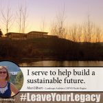 US Fish & Wildlife Service #LeaveYourLegacy; I serve to build sustainable future