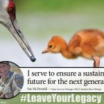 US Fish & Wildlife Service #LeaveYourLegacy; I serve to ensure sustainable future