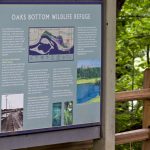 Oaks Bottom Wildlife Refuge trail sign