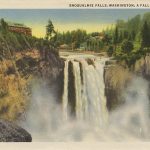 Snoqualmie Falls vintage post card