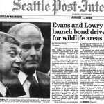 Seattle Post news article from 1989